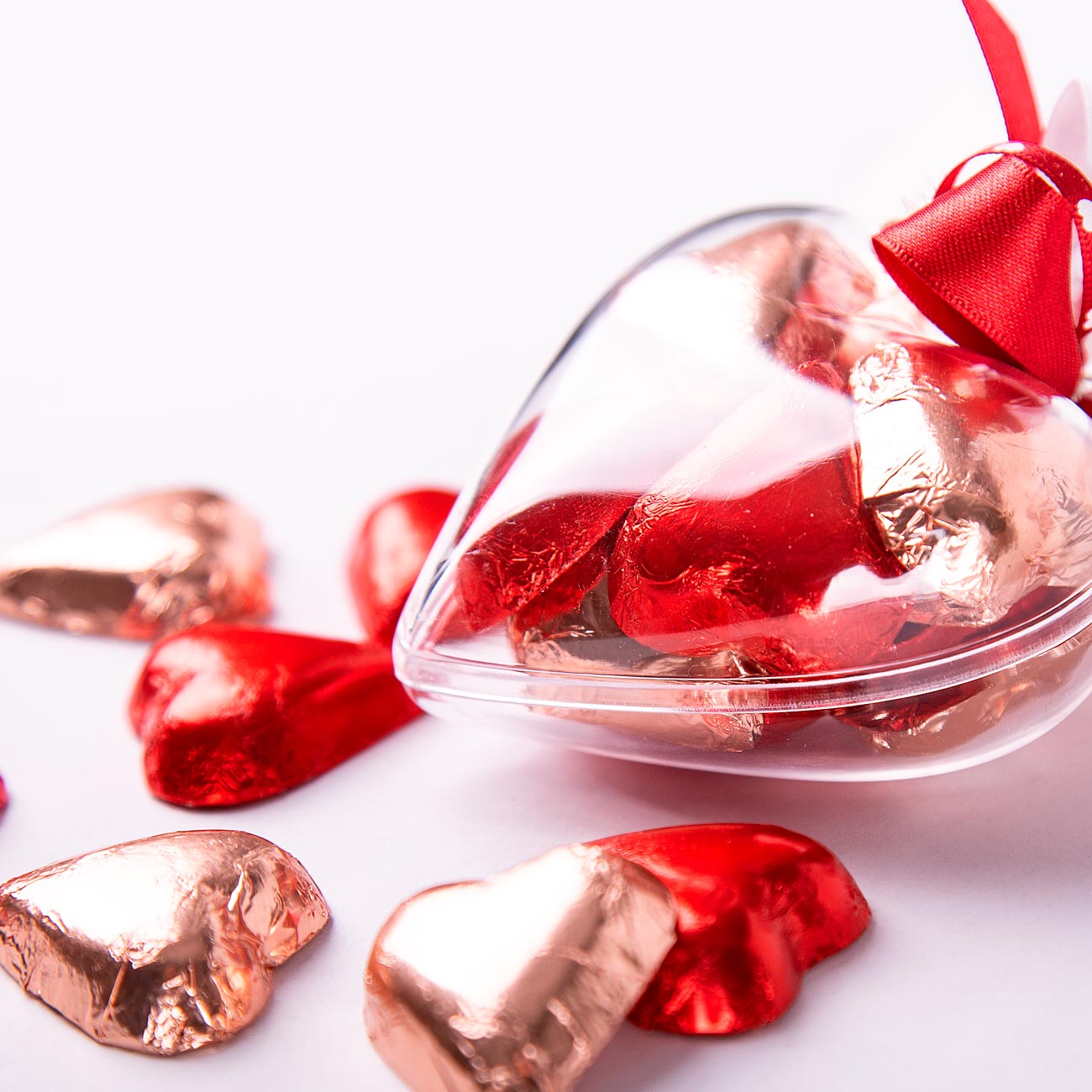 Scatola Cuore con cuori ripieni 72g - Image 3